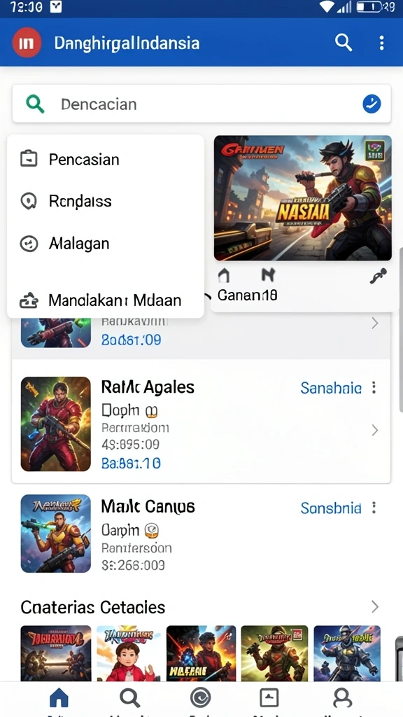 Tangkapan layar yang menunjukkan aksi seru di level pertama.