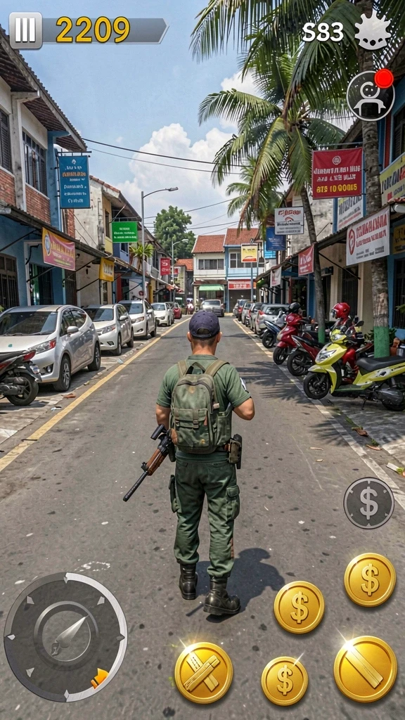 Karakter yang bisa dikustomisasi sesuai selera pemain.