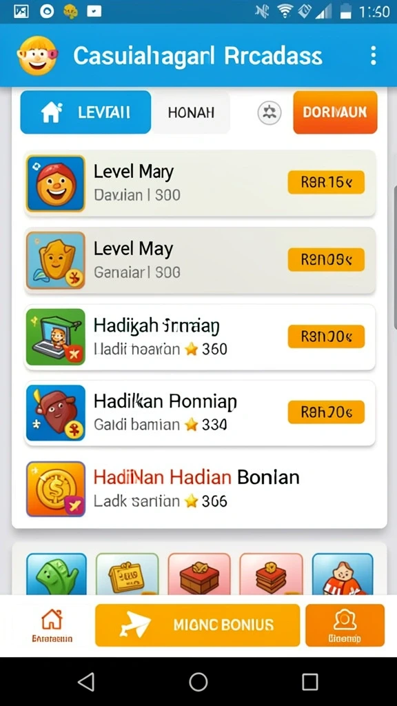 Screenshot menunjukkan permainan slot yang menarik.