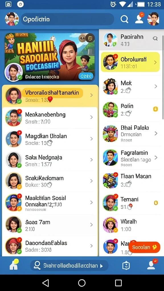 Tampilan antarmuka yang menarik dan ramah pengguna.