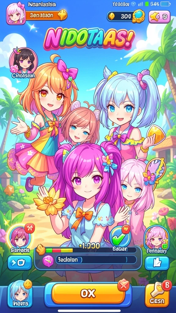 Screen gameplay saat bersaing dengan pemain lain.