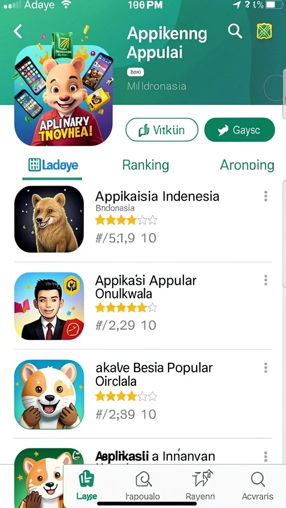 Tampilan antarmuka yang intuitif dan mudah digunakan.