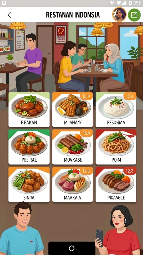 Tampilan antarmuka yang menarik dan mudah dinavigasi.