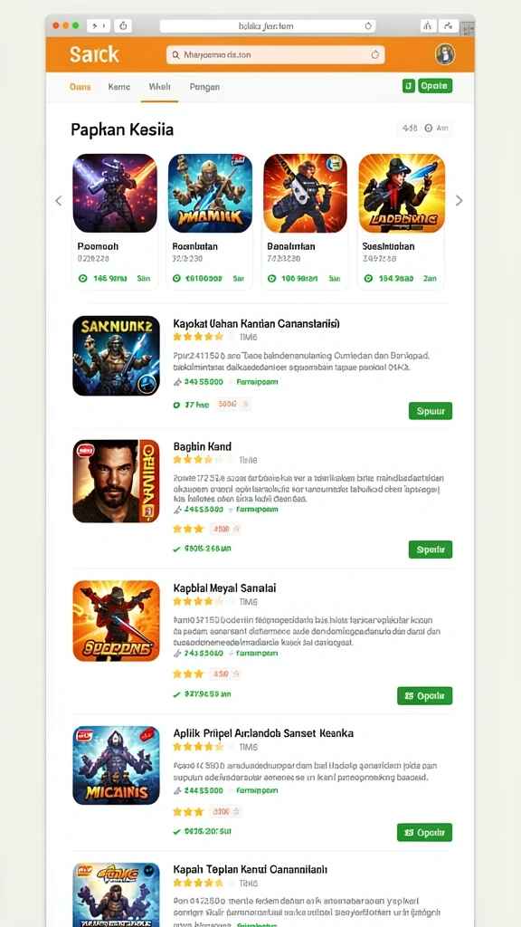 Karakter unik dengan kemampuan yang berbeda.