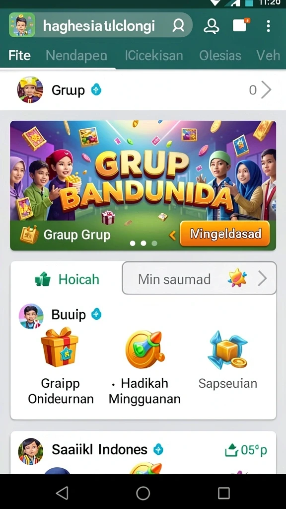 Tampilan antarmuka yang user-friendly.