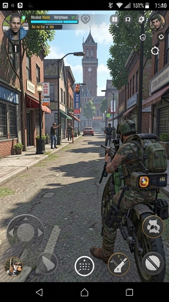 Tangkapan layar dari mode multiplayer yang seru.