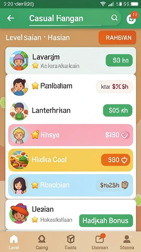 Karakter unik dengan berbagai kemampuan menarik.