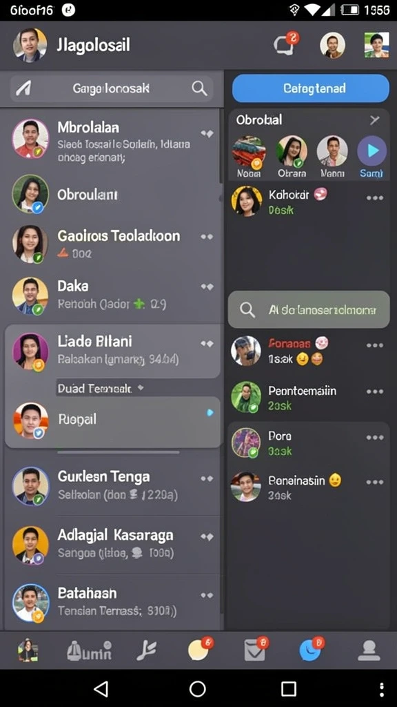 Tampilan awal game yang menarik dan mengundang.