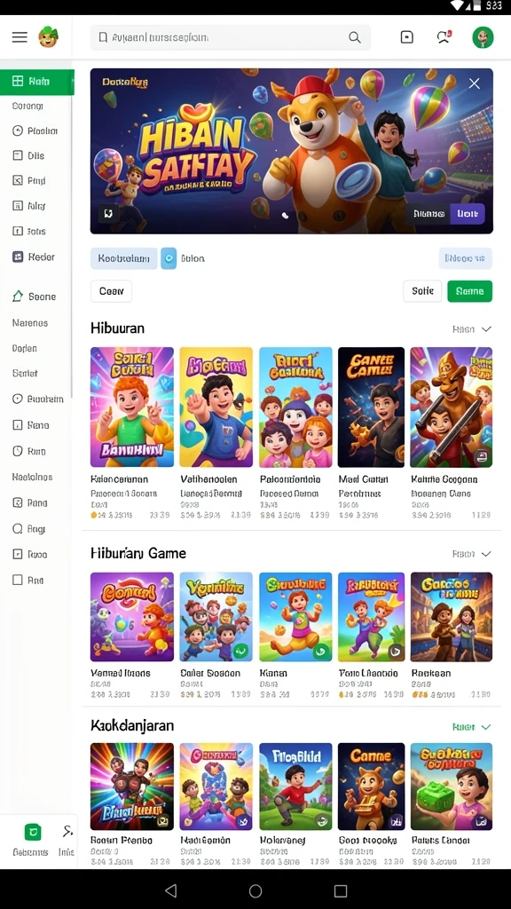 Fitur chat yang memungkinkan interaksi dengan pemain lain.