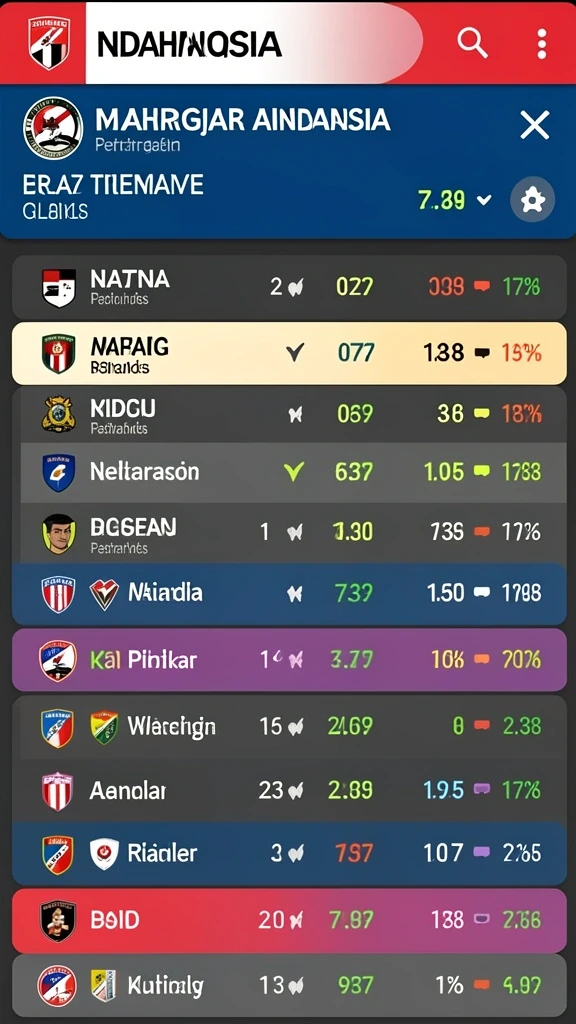 Tampilan awal aplikasi INDSLOT yang menarik.