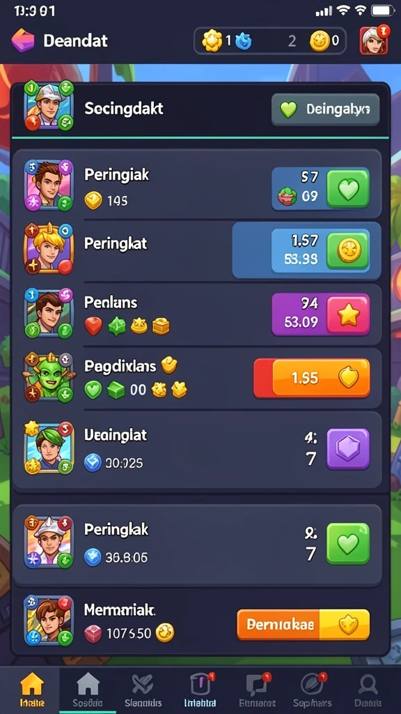 Cuplikan aksi seru saat pemain berkompetisi di level tinggi.