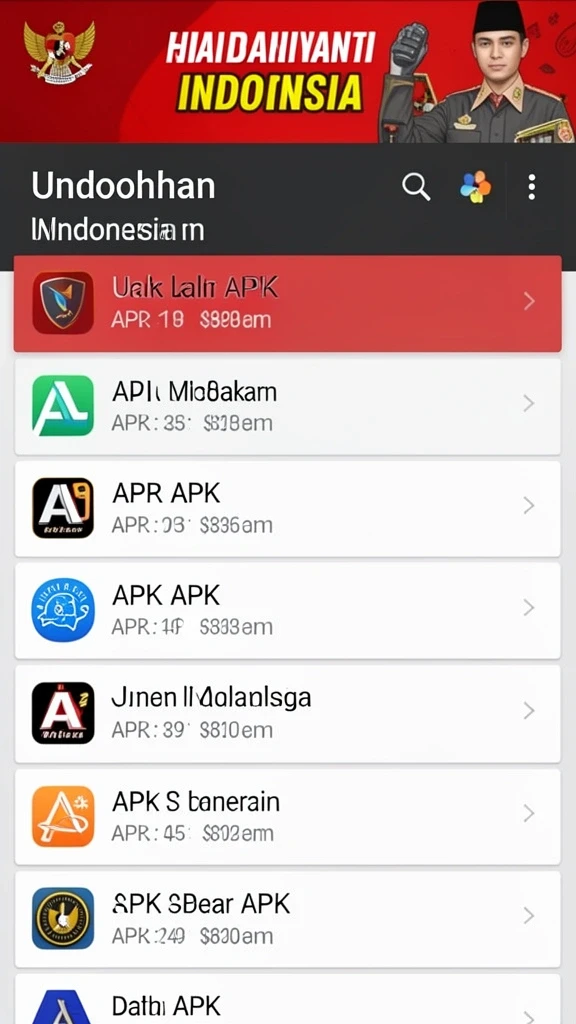 Contoh level permainan yang menantang.