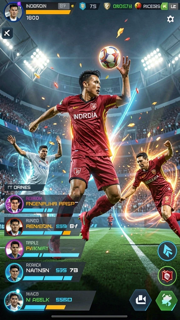 Gambaran interaksi antarpemain yang seru dan menarik.