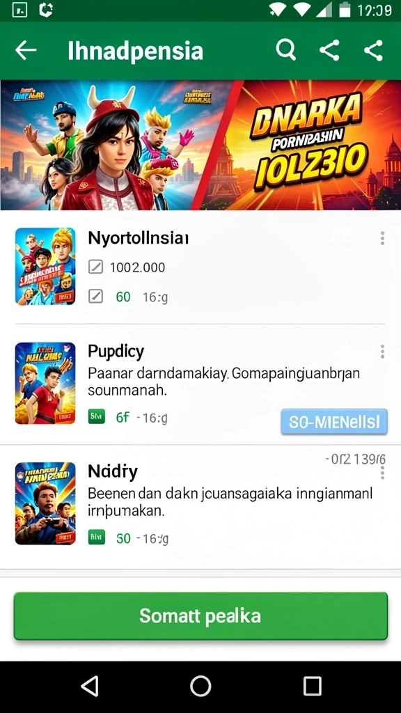Pemandangan grafis yang menakjubkan.