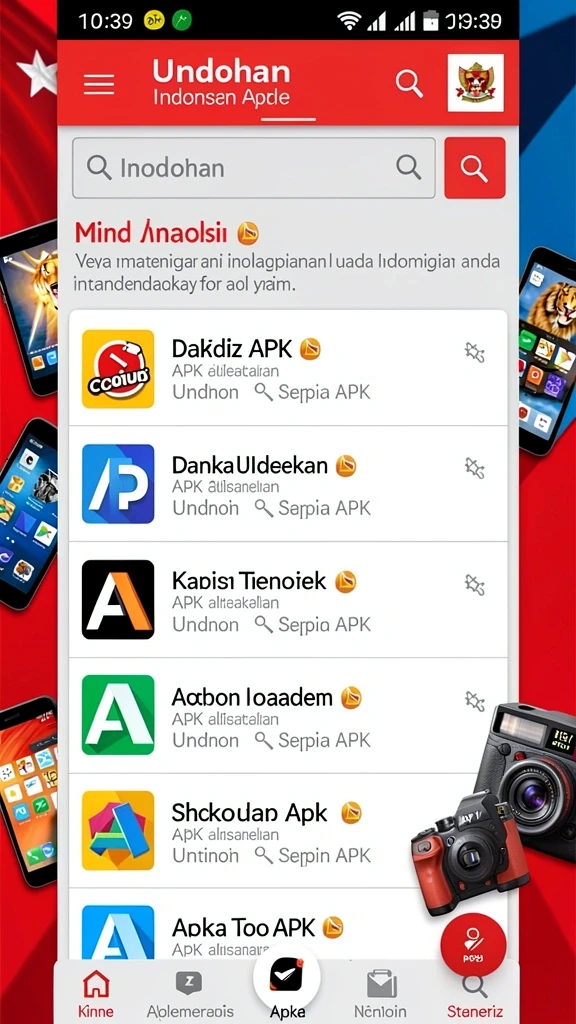 Tampilan awal yang menarik dan mudah dinavigasi.