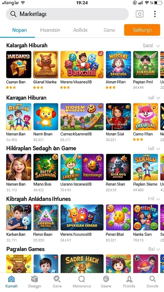 Karakter-karakter unik dengan kemampuan berbeda-beda.