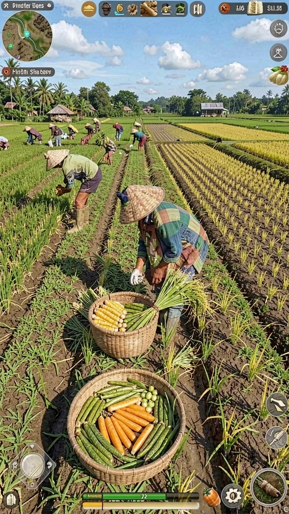 Pilihan karakter yang beragam untuk pengalaman bermain yang unik.