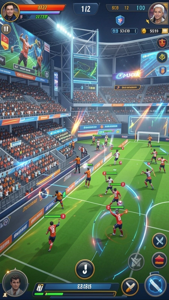 Tampilan antarmuka game yang menarik.