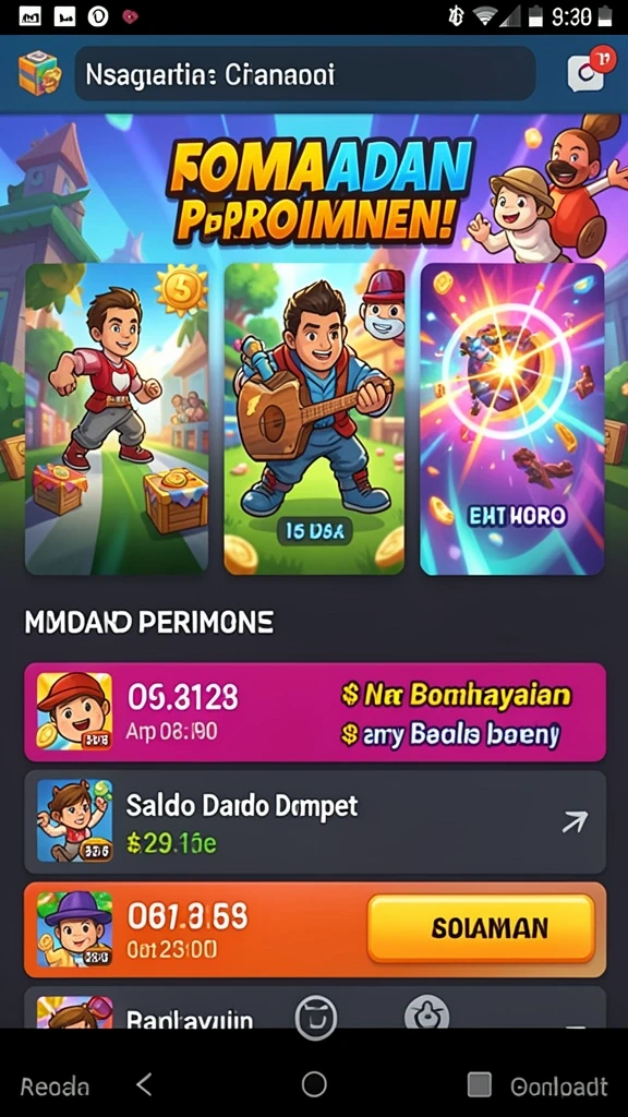 Mode multiplayer yang menyenangkan dan interaktif.