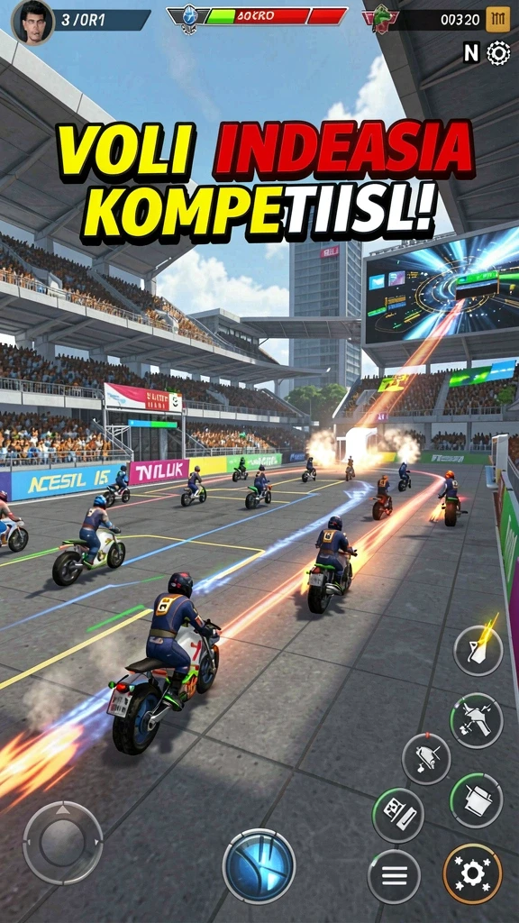 Mode multiplayer yang memungkinkan bermain bersama teman.
