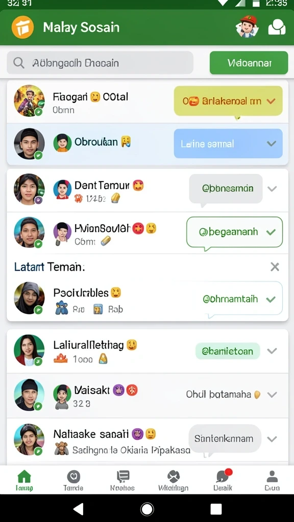 Tampilan antarmuka pengguna yang intuitif dan mudah dipahami.