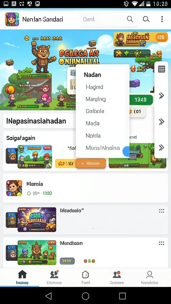 Fitur analisis statistik untuk strategi permainan.
