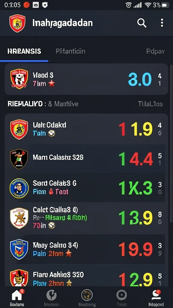 Screenshot memperlihatkan fitur kompetisi dengan teman.