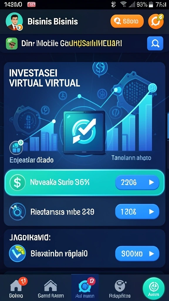 Kompetisi seru dalam turnamen online.