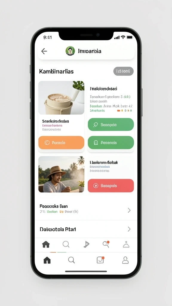 Tampilan antarmuka yang intuitif dan menarik.