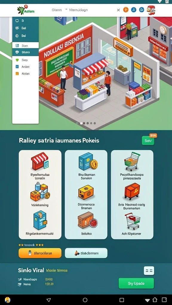Fitur sosial yang memungkinkan interaksi antar pemain.