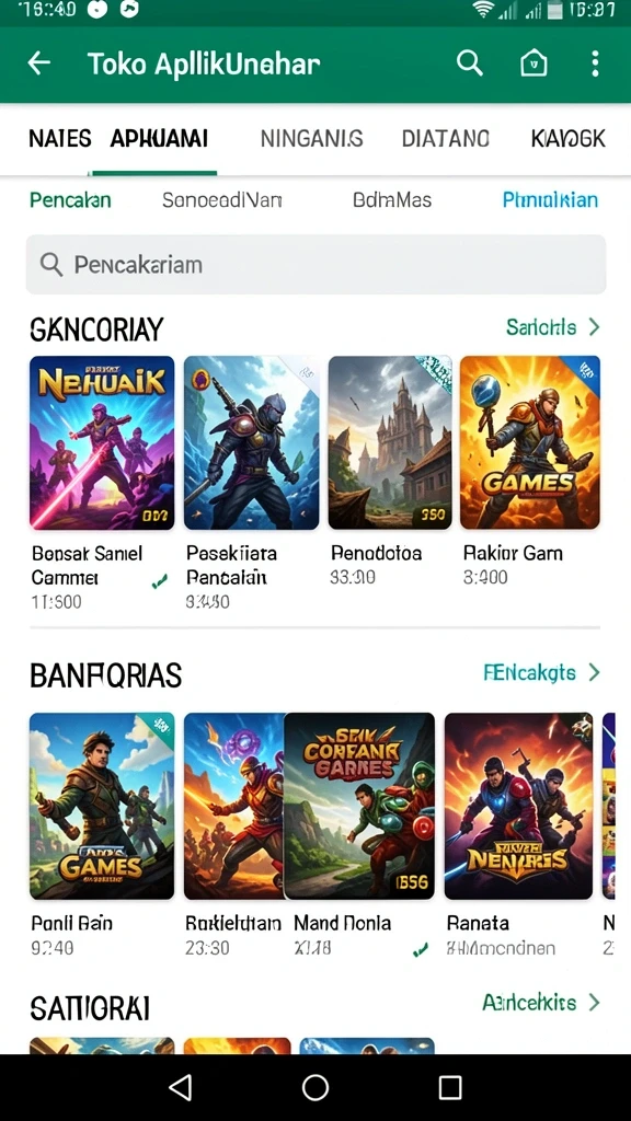 Berbagai karakter menarik untuk dipilih dan dimainkan.