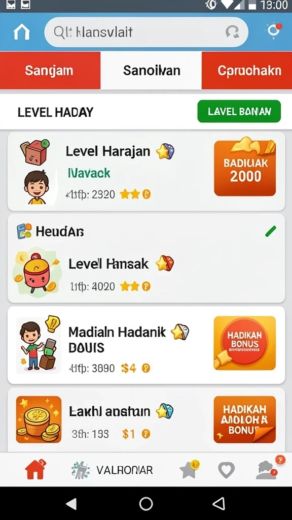 Tampilan antarmuka yang sederhana dan menarik.
