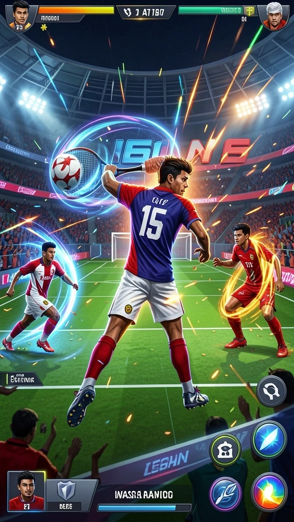 Tampilan layar utama dengan berbagai pilihan slot.