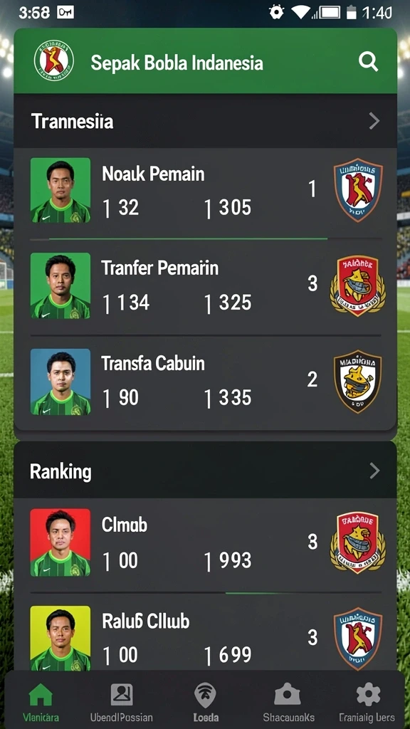 Antarmuka pengguna yang intuitif dan menarik.